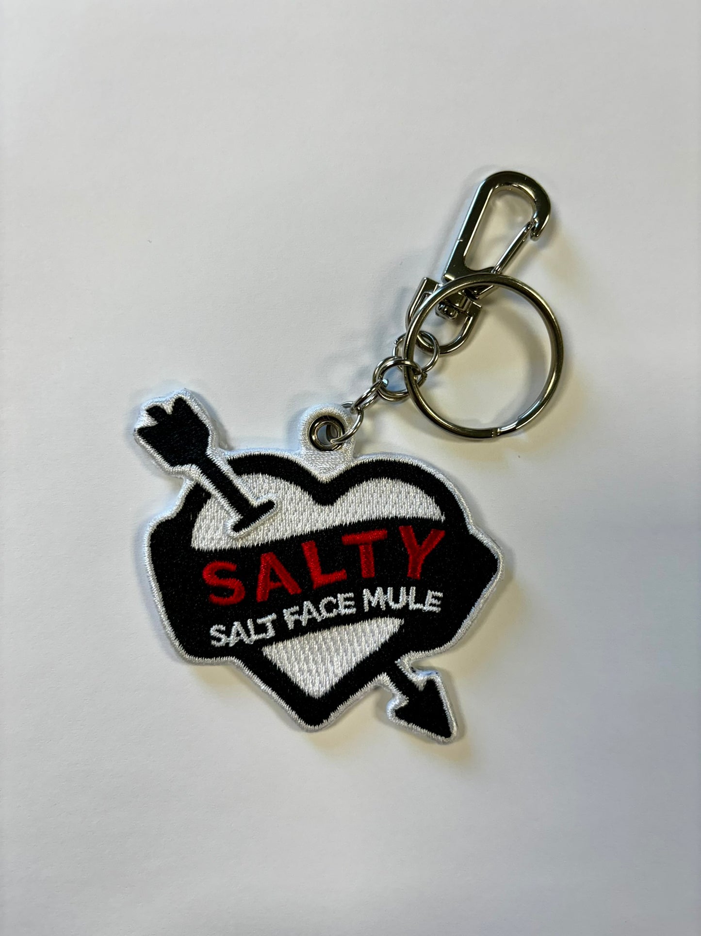 Salty Heart Keychain